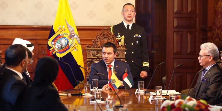 Noboa y Emiratos Árabes Unidos fortalecen vínculos diplomáticos
