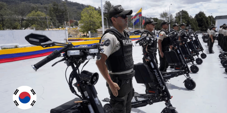 Corea del Sur fortalece patrullajes policiales en Ecuador