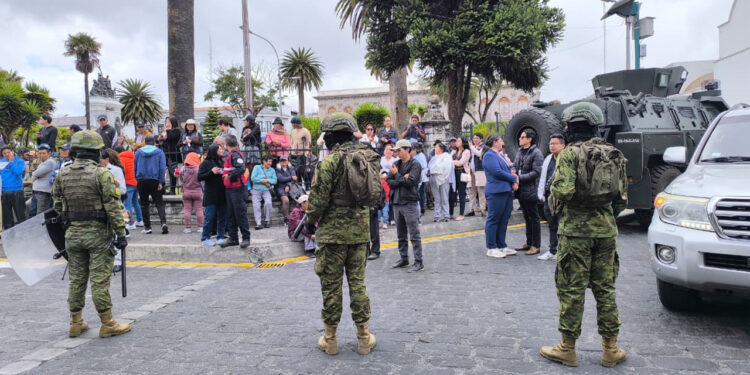 Latacunga Militarizada Antes del Paro Nacional
