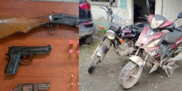 Noticias para migrantes Ecuatorianos Casa era utilizada para almacenar armas en La Troncal. Hay una mujer detenida