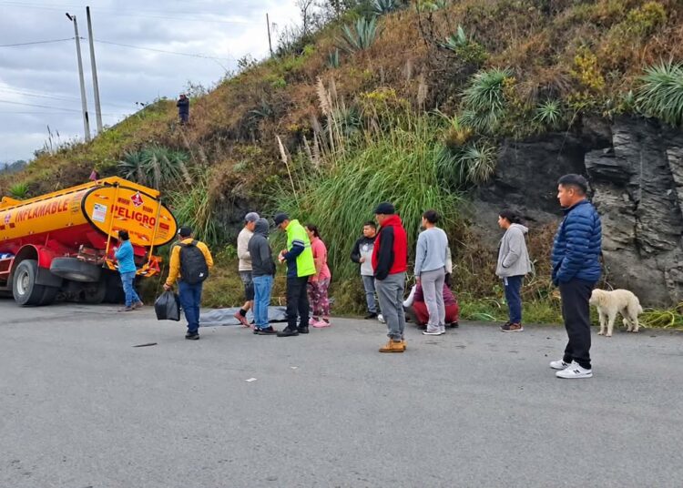 Noticias para migrantes Ecuatorianos Conductor de tanquero falleció en Chordeleg 