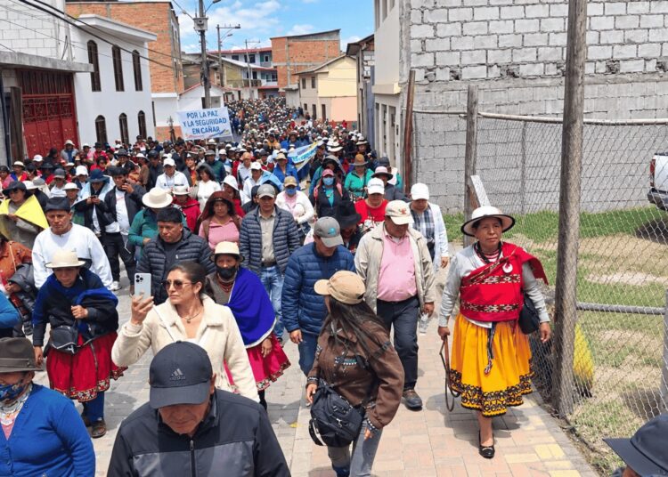 Noticias para migrantes Ecuatorianos Cañar alza su voz contra las extorsiones y la inseguridad